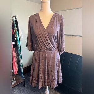 Elegant Mauve Wrap Romper